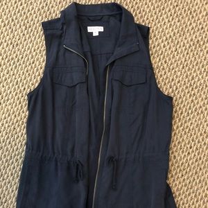Navy blue vest